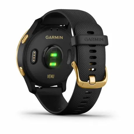 Смарт-часы с GPS Garmin VENU черные с золотистым безелем - Фото 7
