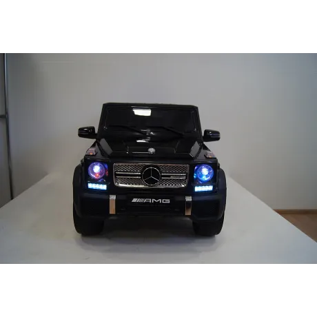 Электромобиль RiverToys Mercedes-Benz G65 AMG черный - Фото 2