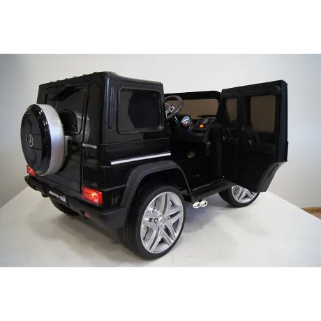Электромобиль RiverToys Mercedes-Benz G65 AMG черный - Фото 15