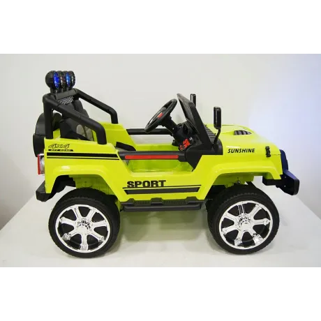Электромобиль RiverToys JEEP T008TT (зеленый) - Фото 5
