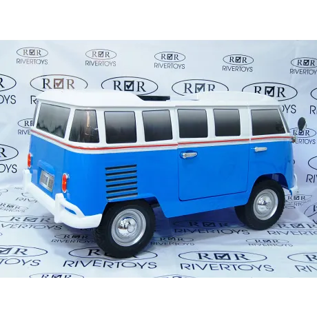 Электромобиль RiverToys VOLKSWAGEN X444XX (синий) - Фото 9