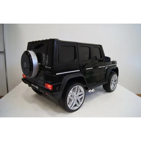 Электромобиль RiverToys Mercedes-Benz G65 AMG черный - Фото 12
