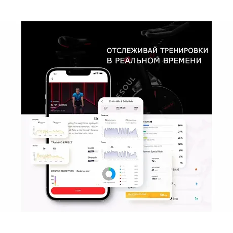 Велотренажер Yesoul BS3-B - Фото 8