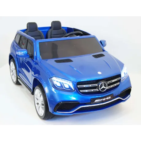Электромобиль RiverToys Mercedes-Benz GLS63 4WD (синий глянцевый) - Фото 11