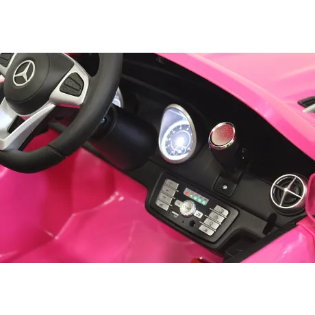 Электромобиль RiverToys MERCEDES-BENZ SL500 (розовый) - Фото 15