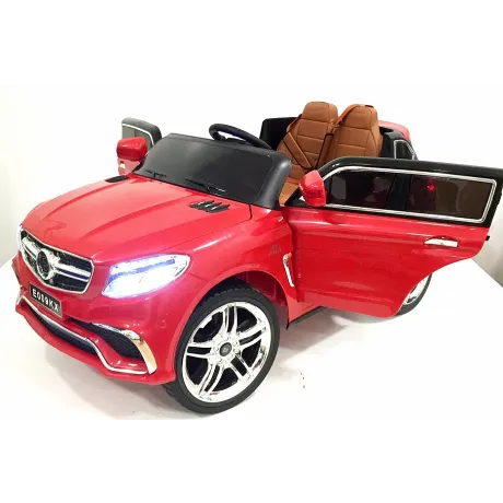 Электромобиль RiverToys Mercedes E009KX вишневый глянец - Фото 8