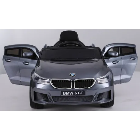 Электромобиль RiverToys BMW 6 GT JJ2164 (серебристый) - Фото 8