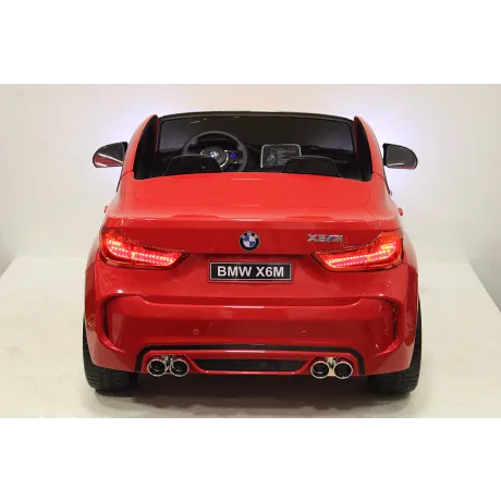 Электромобиль RiverToys BMW-X6-M-JJ2168 (вишневый глянцевый) - Фото 7
