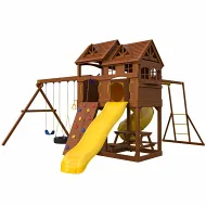 Детская площадка New Sunrise Нью Санрайз с винтовой горкой трубой и рукоходом