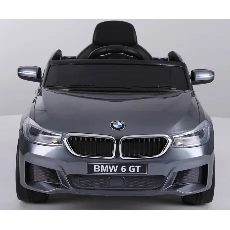 Электромобиль RiverToys BMW 6 GT JJ2164 (серебристый) - Фото 4