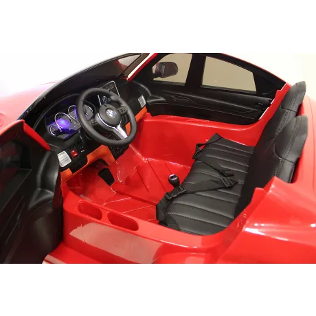 Электромобиль RiverToys BMW-X6-M-JJ2168 (вишневый глянцевый) - Фото 11
