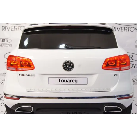 Электромобиль RiverToys VOLKSWAGEN TOUAREG White - Фото 14