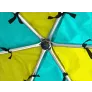 Батут Optifit Like Green 8ft с зелено-желтой крышей - Фото 4