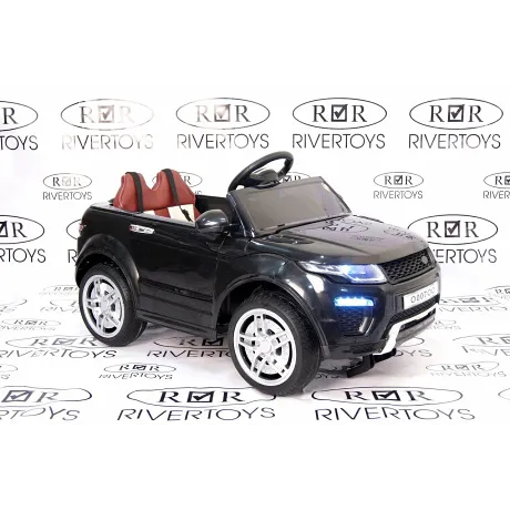 Электромобиль RiverToys Range O007OO VIP (черный глянцевый) - Фото 4