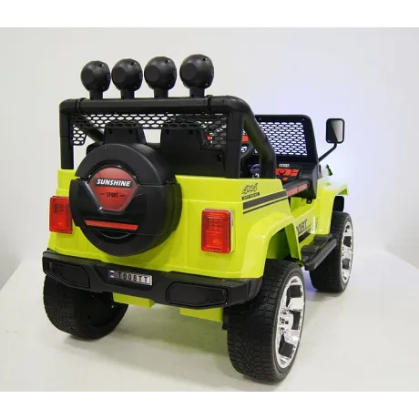 Электромобиль RiverToys JEEP T008TT (зеленый) - Фото 7