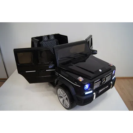 Электромобиль RiverToys Mercedes-Benz G65 AMG черный - Фото 5