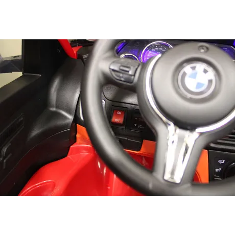 Электромобиль RiverToys BMW-X6-M-JJ2168 (вишневый глянцевый) - Фото 10