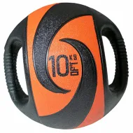 Мяч тренировочный (медицинбол) с хватами, 10 кг