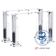 Двойной кроссовер на базе реабилитационной рамы стек 4 х 100 кг ARMS AR082.4х100