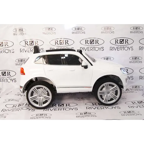 Электромобиль RiverToys VOLKSWAGEN TOUAREG White - Фото 15