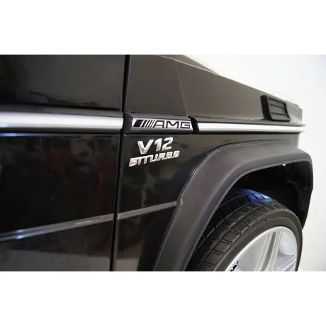 Электромобиль RiverToys Mercedes-Benz G65 AMG черный - Фото 17