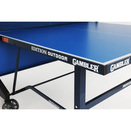 Всепогодный теннисный стол Gambler EDITION Outdoor синий - Фото 5