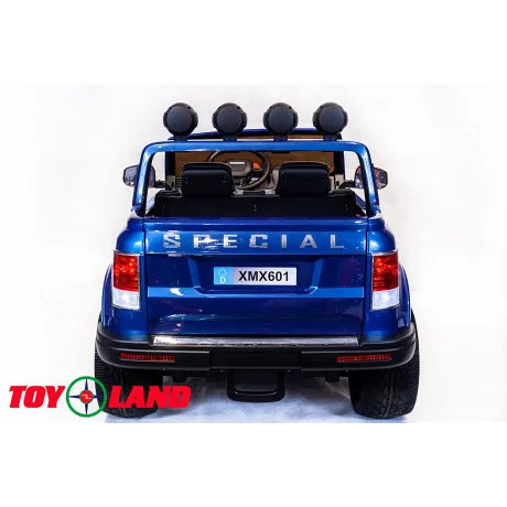 Электромобиль джип ToyLand Range Rover XMX 601 синий - Фото 6